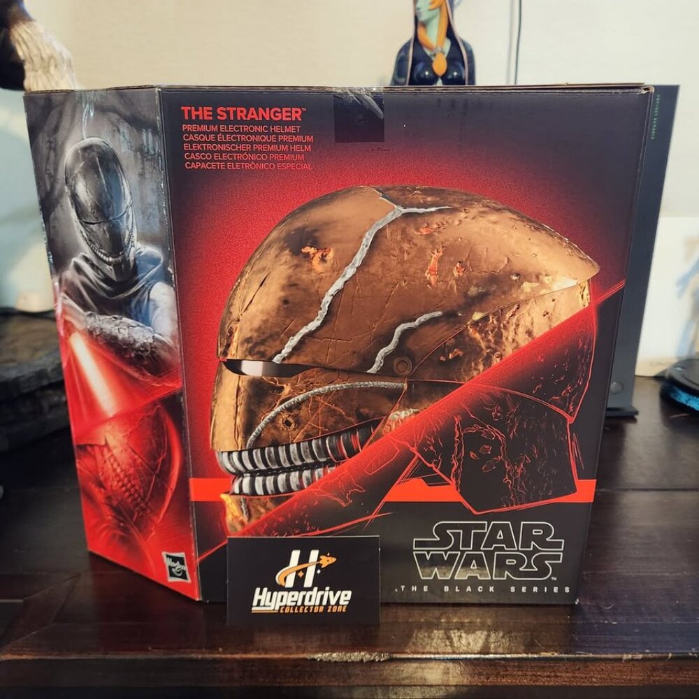 Star Wars The Black Series The Stranger Premium Electronic Helmet Prop Replica